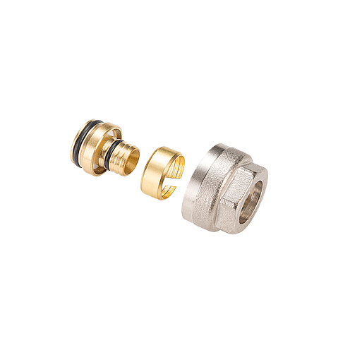 Фитинг обжимной для ПЭ и МП-трубы (евроконус) MVI 3/4'' 16x2.2 купить в Новосибирске | "Проконсим"